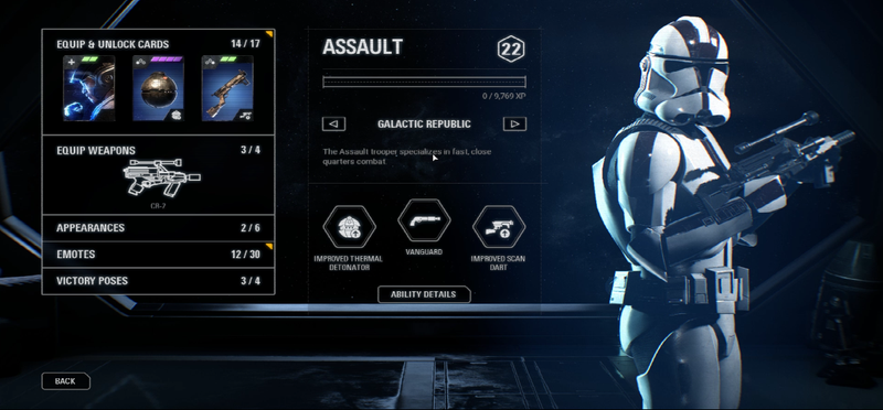 The original menu style was unique but didn’t really show off your character.